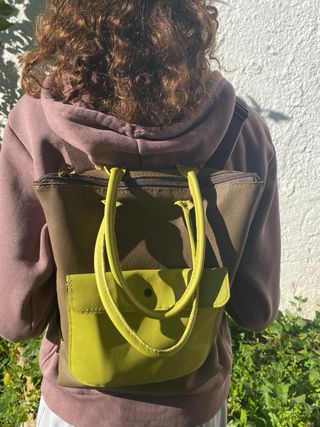 Bolso/ Mochila piel Estilo: Tina