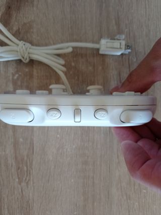 MANDO WII CLÁSICO JOYSTICK BLANCO DE NINTENDO
