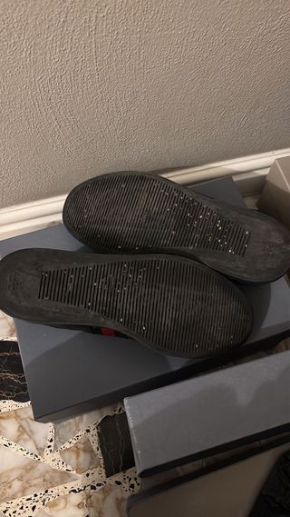 Scarpe Gucci Pelle Blu e Rosse