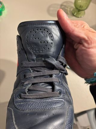 Scarpe Gucci Pelle Blu e Rosse