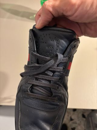 Scarpe Gucci Pelle Blu e Rosse