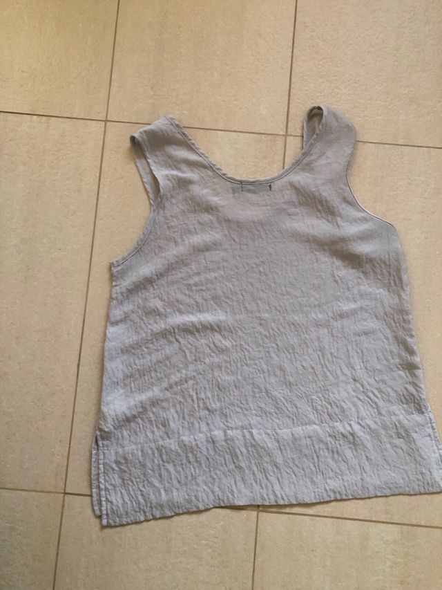 Blusa Talka Talla M Verano Gris