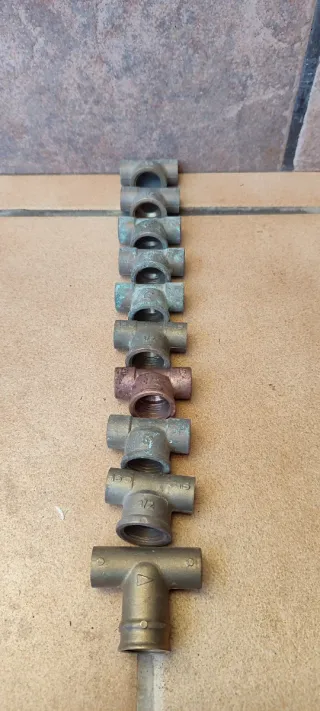 96 piezas fontanería tubo 1/2