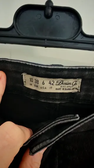 Jeans skinny Denim Co. grigio scuro