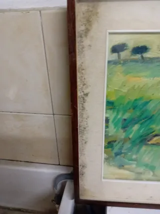 Quadro Renzo Foglia con cane