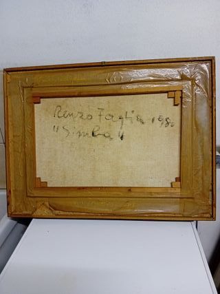 Quadro Renzo Foglia con cane