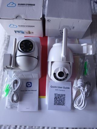 Pack 2 Cámaras Vigilancia Ease Life WiFi