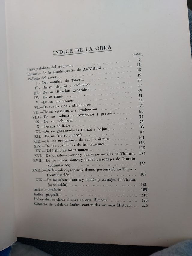 Historia de  Tetuan  instituto General Franco