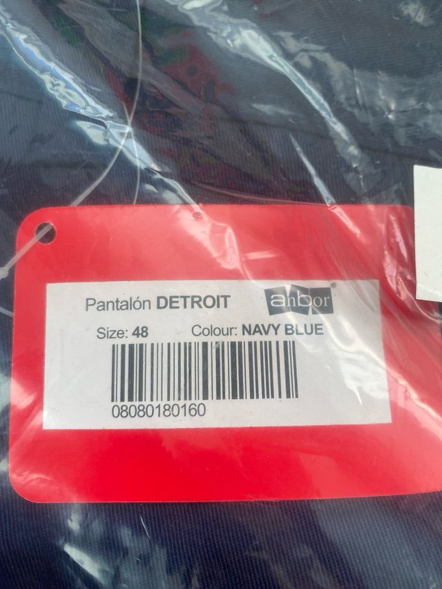 Pantalón Ambor Azul Marino Talla 46