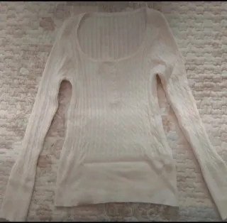 Maglioncino donna bianco