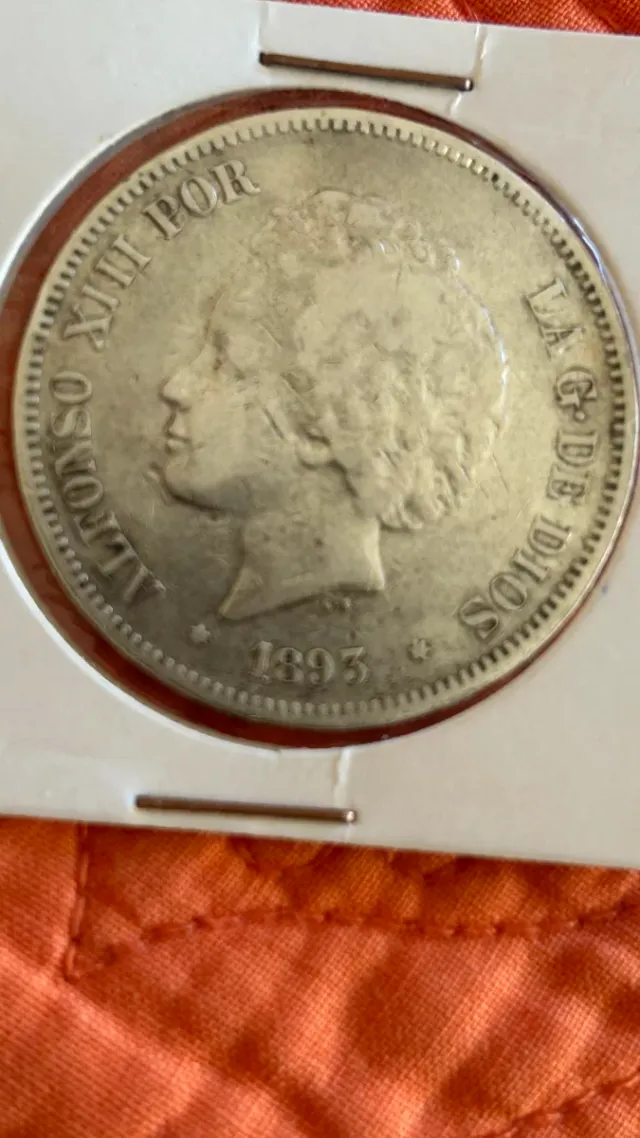 Moneda Alfonso XIII 1893