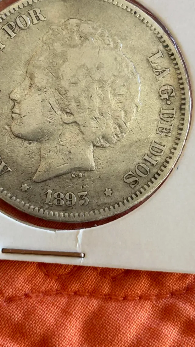 Moneda Alfonso XIII 1893