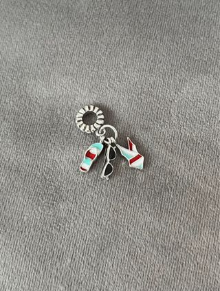 Charm playa bañador. Bañado en plata. NUEVO