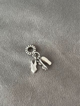 Charm playa bañador. Bañado en plata. NUEVO