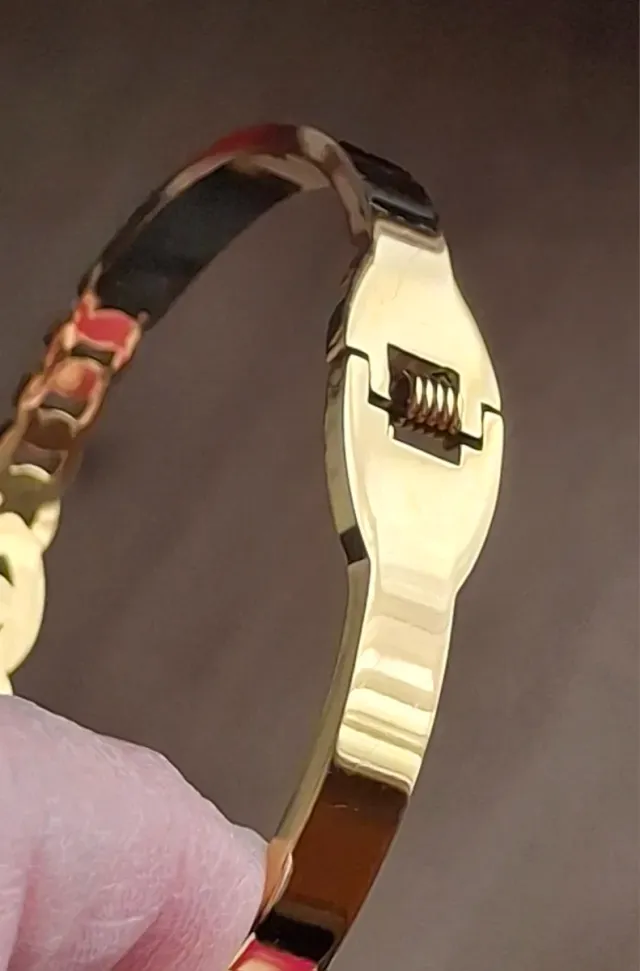 Pulsera Turca Ojo Griego Dorada