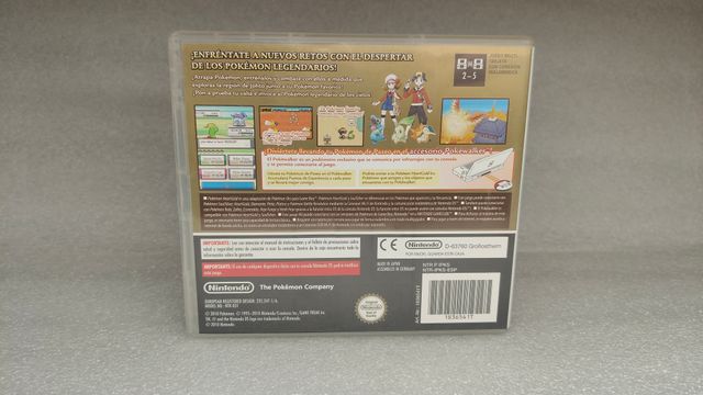 🇪🇸 Caja y manual Pokémon Oro HeartGold Original