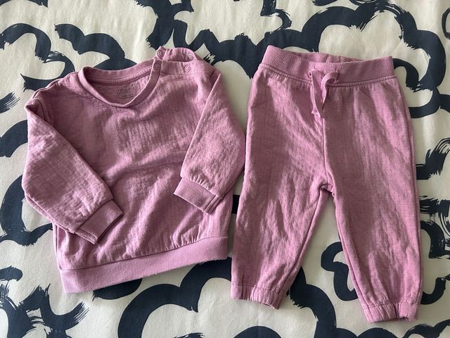 Conjunto bebé niña rosa