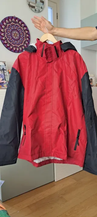 Giacca uomo nuova rossa e nera
