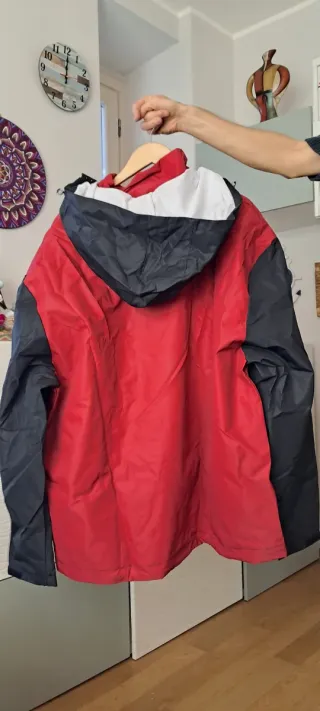 Giacca uomo nuova rossa e nera