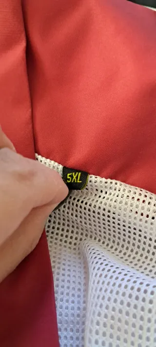 Giacca uomo nuova rossa e nera