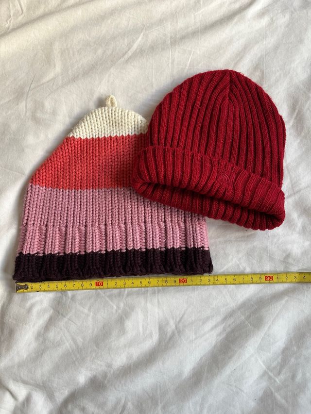 2 Gorros Invierno Talla 8 Años