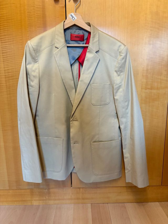 Chaqueta Hugo Boss Beige Talla 38