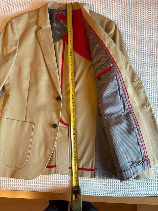 Chaqueta Hugo Boss Beige Talla 38