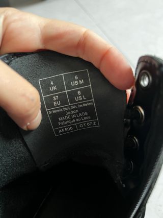 Botas Dr Martens AirWair Plataforma Negras