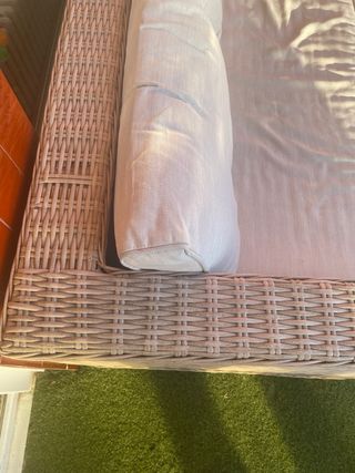 Sofá exterior beige