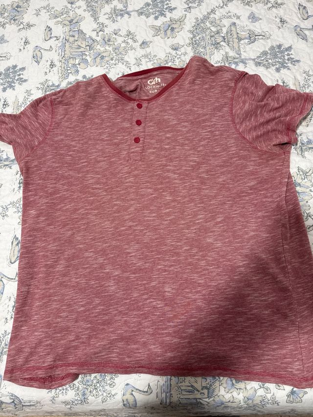 Camiseta C&H manga corta roja Talla L