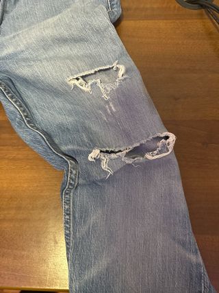 Jeans Levi's Uomo Blu Strappati