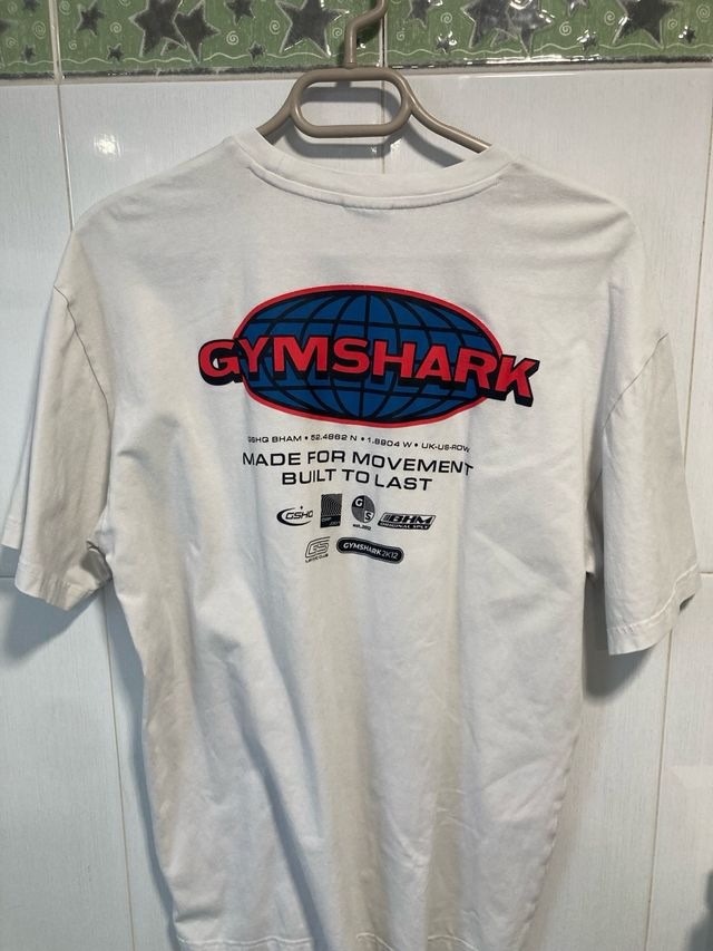 Camiseta Gymshark Blanca