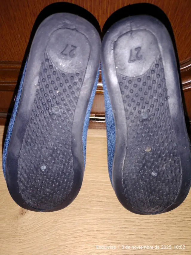 Pantuflas Frozen Talla 27 y 28 Niña