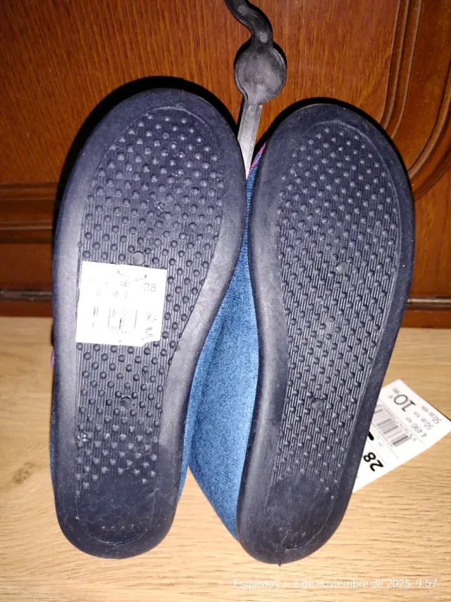 Pantuflas Frozen Talla 27 y 28 Niña