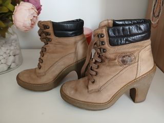 Botas originales dePanamá Jack Talla 36 Beige/Negr