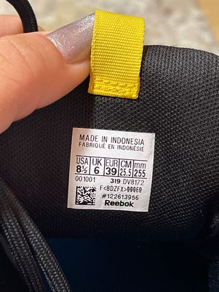 Bambas Reebok Negras