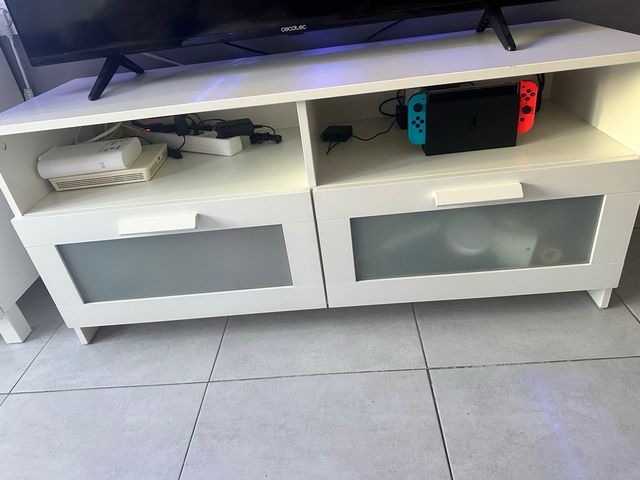 Mueble TV Ikea Brimnes Blanco