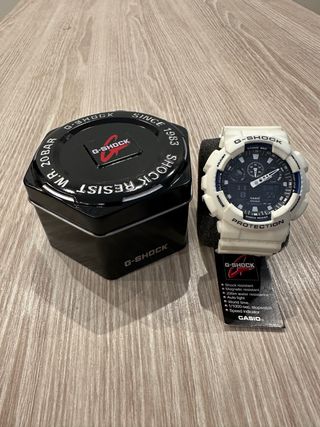 Reloj Casio G-Shock Deportivo Blanco