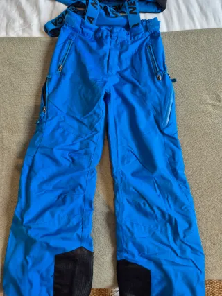 Conjunto Ropa Esquí Infantil Negro y Azul