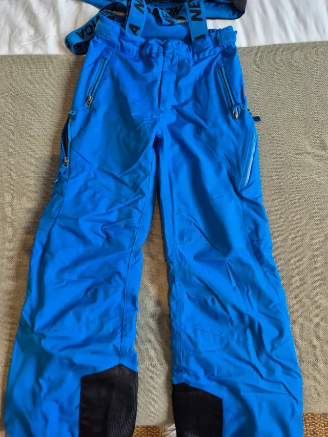 Conjunto Ropa Esquí Infantil Negro y Azul