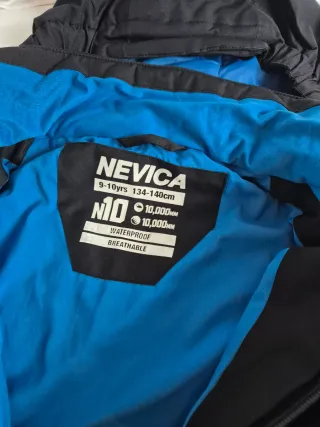 Conjunto Ropa Esquí Infantil Negro y Azul