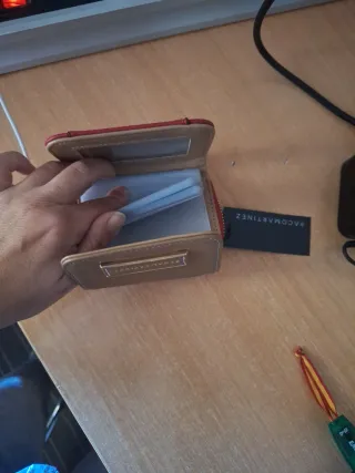 Cartera Paco Martinez Roja y Marrón