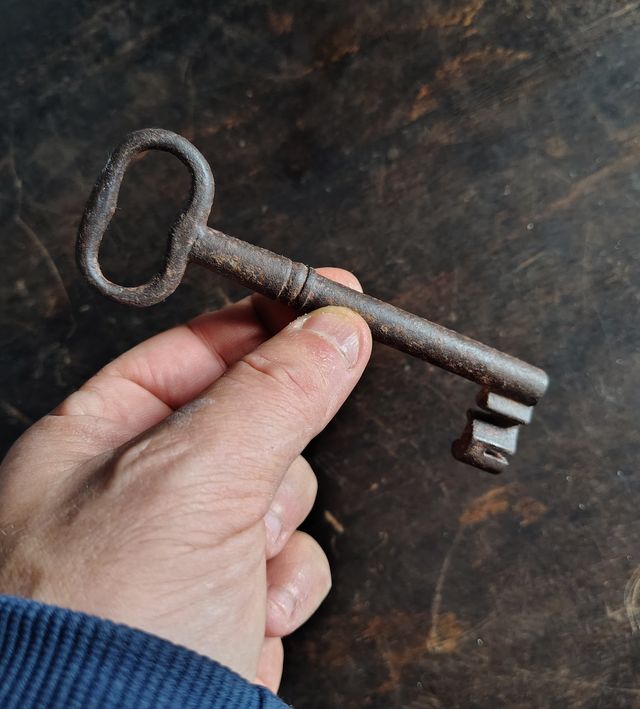 Antica chiave in ferro '800