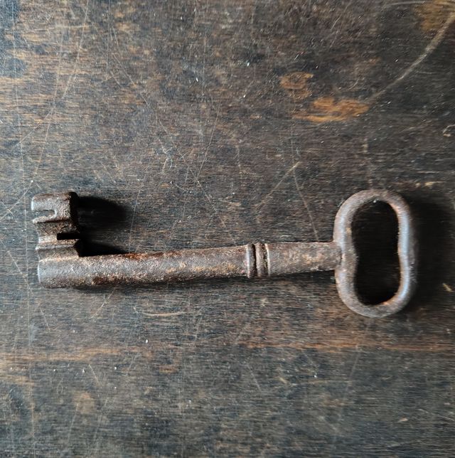Antica chiave in ferro '800