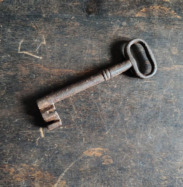Antica chiave in ferro '800