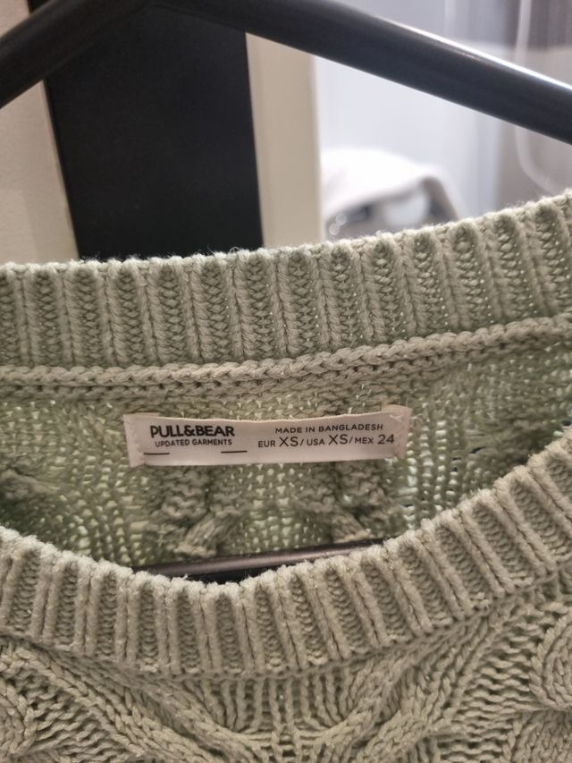 Jersey verde trenzado