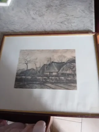 Stampa Van Gogh Capanne Olandesi