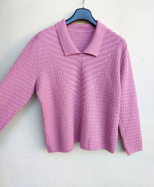Maglione vintage taglia L colore rosa