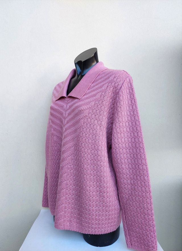 Maglione vintage taglia L colore rosa