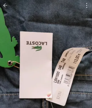 Vaqueros Lacoste Talla xl/42/14